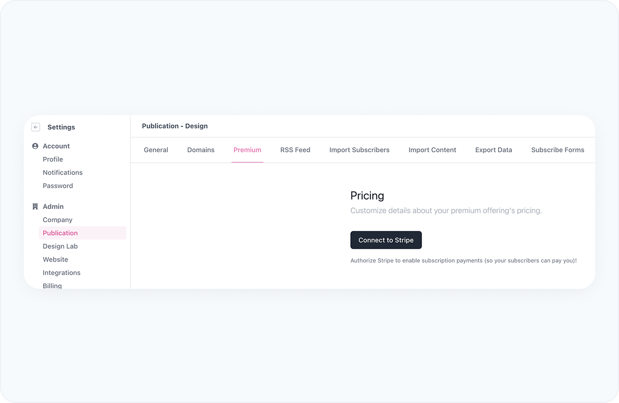 connect beehiiv to stripe