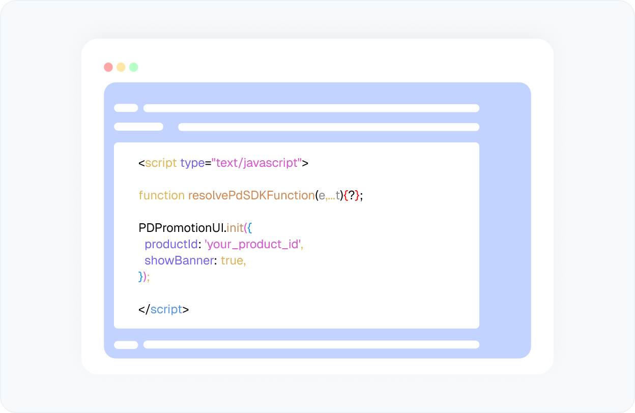 add KelviQ script into your app