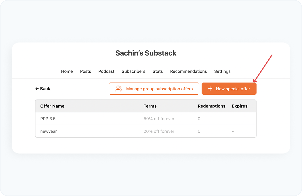 Navigate to your Publication’s in Substack